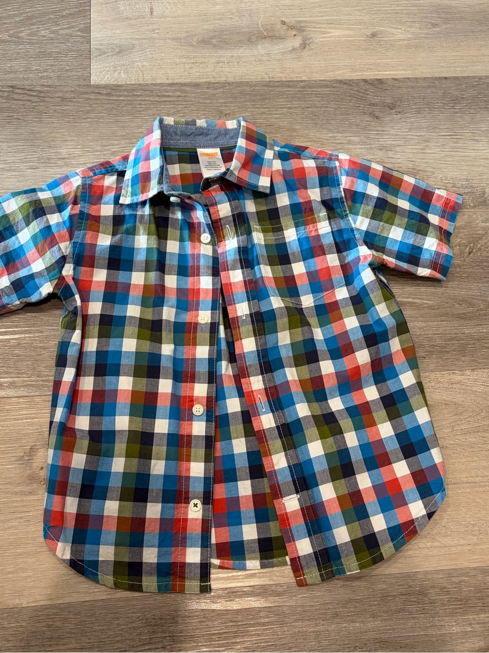 Gymboree Multicolor Plaid Button-Up Shirt - Kids